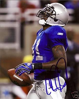 Autographed Calvin Johnson Picture - 8X10 w COA - Autographed NFL Photos