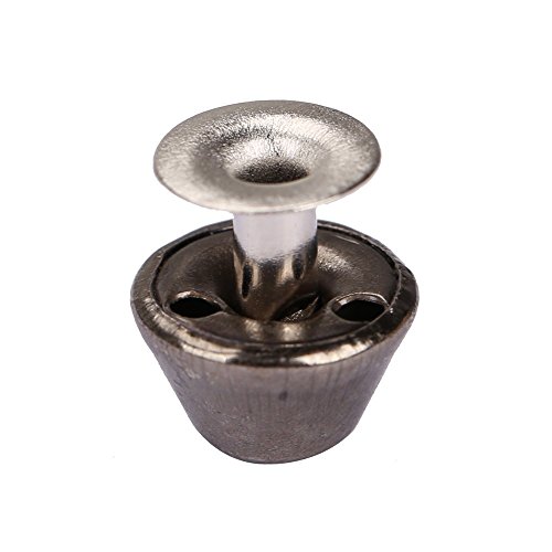 Dealglad 100pcs 10mm Flat Head Rivet Spike Stud Punk Bag Leather Craft