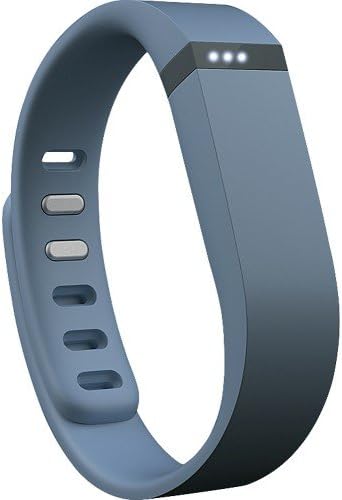 EJC Products Fitbit Flex Replacement Band with Metal Clasp - Silicone Bands Large Slate Gray
