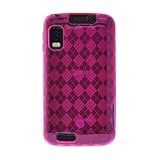 Amzer Luxe Argyle High Gloss TPU Soft Gel Skin Case for Motorola ATRIX 4G M ....