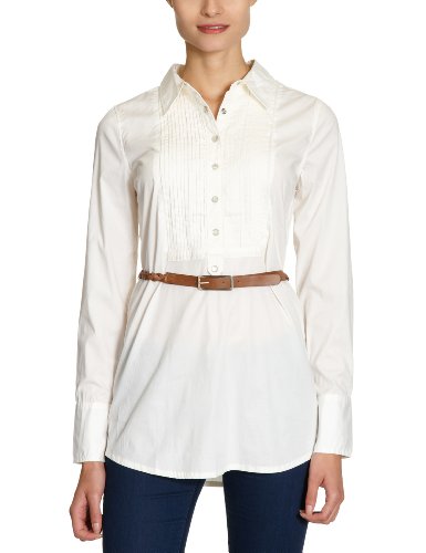 ONLY Damen Langarmshirt 15060479, Gr. 38 (M), Elfenbein (WHISPER WHITE) Preisvergleich
