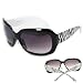 HOTLOVE Premium Quality Fashion Sunglasses UV400 Lens Technology - Animal Print Sunglasses P1436 Black White Zebra - Extra Stunning
