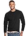 Hanes X-Temp Mens Long-Sleeve T-Shirt O5716, 2XL, Ebony