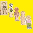 Beleduc Your Body - Girl 5-Layer Wooden Puzzle