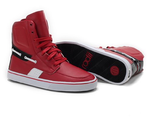 Radii Footwear 'Gilligan High' Red Black Men's High Top Fashion Sneaker product image