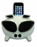 Amethyst iPig Lautsprechersystem (Dock) f&uuml;r Apple iPod/iPhone schwarz/wei&szlig;