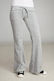 Juicy Couture - Juicy Couture Silver Lining Velour Flared Leg Drawstring Pants