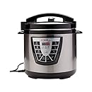 Power Pressure Cooker XL 8 Quart, Digital Non Stick Stainless Steel Steam Slow Cooker and Canner