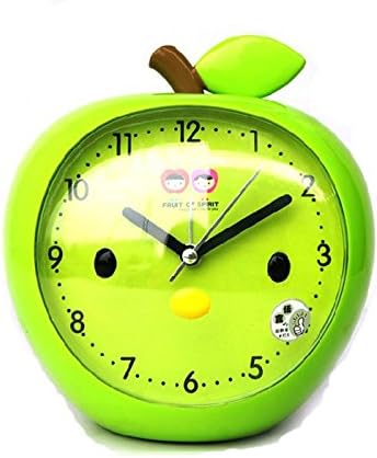 Bnifey Cartoon Apple shape Analog Kids Alarm Clock with Night Light