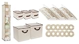Delta 48 Piece Nursery Storage Set, Beige
