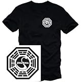 LOST DHARMA INITIATIVE t-shirt SCHWARZ S M L XL XXL XXXL