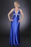 Review   / Satin Evening Dress - Prom Dress, Party, Formal Gown by Sean Collection (70167) Royal
