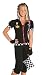 Elegant Moments Teen Tween Junior Girls Racecar Driver Nascar Racer Halloween Costume S/M (Small / Medium)