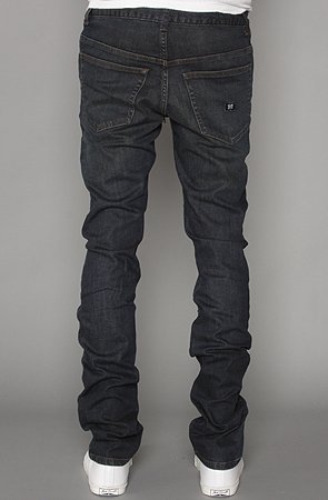  KR3W The K Skinny Jim Greco Signature Jeans in Worn Blue Wash,Denim for Men