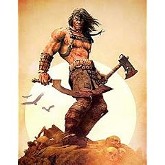 Kunstdruck "AoC - Warrior" (Age of Conan) - Fotopapier