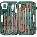 18 Piece Barbecue Set (Green) (22"h x 10"w x 9"d)
