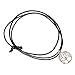 ABC(TM) Fashion Women New Tree of Life Charm Pendant Choker Necklace Jewellery with Black Cord