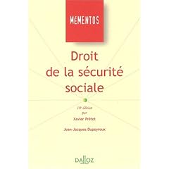 Droit de la s�curit� sociale