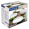 Luminarc - 9228013 - Service Assiettes - 18 Pièces - Sweet Line Blanc