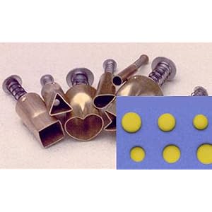 KEMPER Sugarpaste Pattern Cutter, 5 piece Circle Set. Size of Cutters: 5/16"3/4"