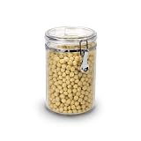 Anchor Home Collection Set of 4 Round Acrylic Canisters with Clamp Top Lid, 70-Ounce by Anchor Home Collection