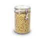 Anchor Home Collection Set of 4 Round Acrylic Canisters with Clamp Top Lid, 70-Ounce