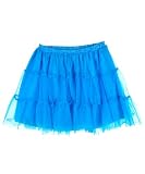 Beautees Cotton Candy Tiered Tutu Skirt    turquoise, 5