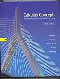 Calculus Concepts: An Informal Approach to the Mathematics of Change