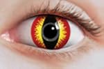 Lentilles de contact fantaisies repti...