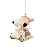 Lenox SNOOPY'S Sledding Adventure Ornament
