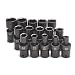 SK Hand Tools 34350 15-Piece 1/2-Inch Drive 6 Point Swivel Metric Impact Socket Set