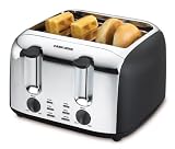 Black & Decker T4029 Classic Chrome 4-Slice Toaster, Chrome and Black