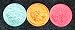 3 Mardi Gras Doubloons from 1988