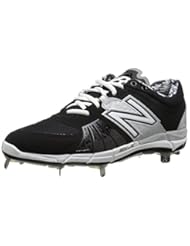 Shoes: New Balance Mens L3000V2 Metal Low Baseball Shoe,Black/Silver,9.5 D US - New Balance