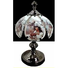 Indian and Deer 14 Touch Lamp ET-14NA1 from Lava Lamps