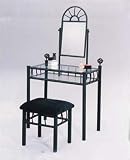 Sandy Black Vanity Set By Acme Furniture