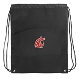 Washington State University Drawstring Bag Cinch WSU Cougars Draw String Back Pack - For Boys Girls Students or Adults