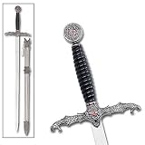 Dragon Templar Medieval Fantasy Sword w/ Scabbard