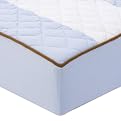 Metro Blue/Chocolate Changing Pad Cover