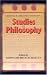 Books : Studies in Philosophy