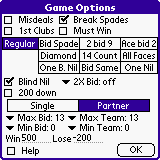 Spades for Palm OS downloadable Software