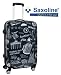 SAXOLINE Trolley-Koffer 71 cm - 4 Rollen - TOP-Design: BERLIN - UltraLight - TSA
