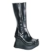Demonia Boots Women's PACE-100 4 1/2" Platform Knee Boot