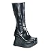 Demonia Boots Women's PACE-100 4 1/2 Platform Knee Boot