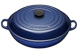 Le Creuset Enameled Cast-Iron 3-1/2-Quart Buffet Casserole, Cobalt Blue Le Creuset Enameled Cast-Iron 3-1/2-Quart Buffet Casserole, Cobalt Blue
