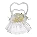 Hortense B. Hewitt Wedding Accessories 50th Anniversary Pearl Heart Cake Top