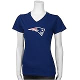 Reebok New England Patriots Navy Blue Ladies Logo Premier T-shirt
