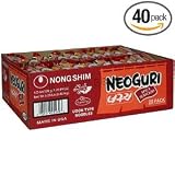 Nong Shim Neoguri Spicy Seafood Noodle Ramyun, 20-Count, 4.2-Ounce Packages (Pack of 2)