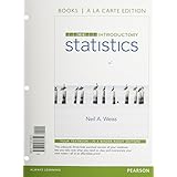 introductory statistics books a la carte edition 10th edition