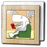 Whales Favorite Book - Jaws - 6 Inch Tile Napkin Holder